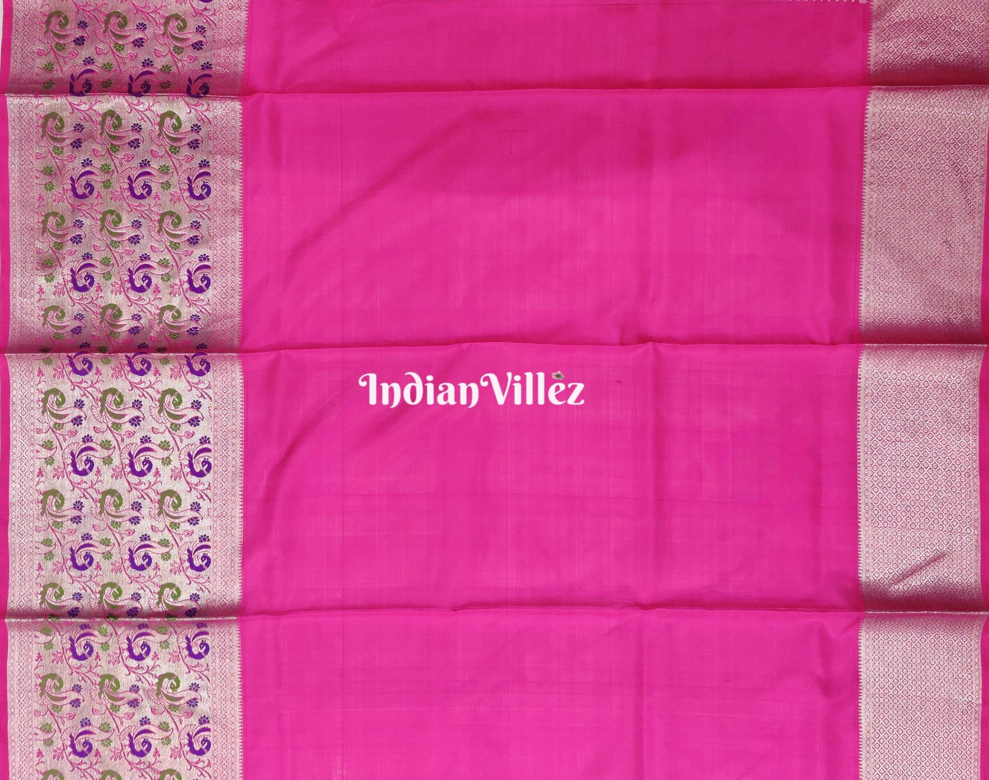 Purple South Handloom Venkatagiri Silk Saree
