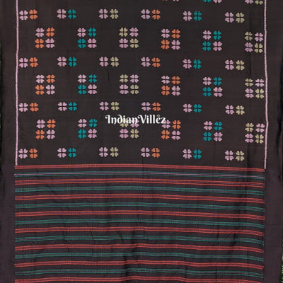 Black Odisha Handloom Contemporary Silk Saree
