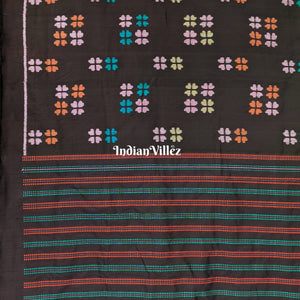Black Odisha Handloom Contemporary Silk Saree