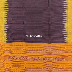 Wine Color Gopalpur Tussar Silk Saree
