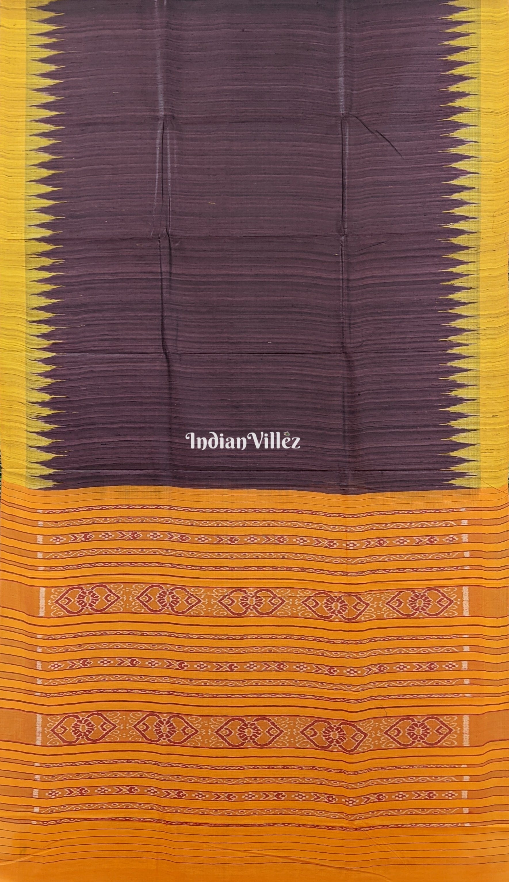 Wine Color Gopalpur Tussar Silk Saree