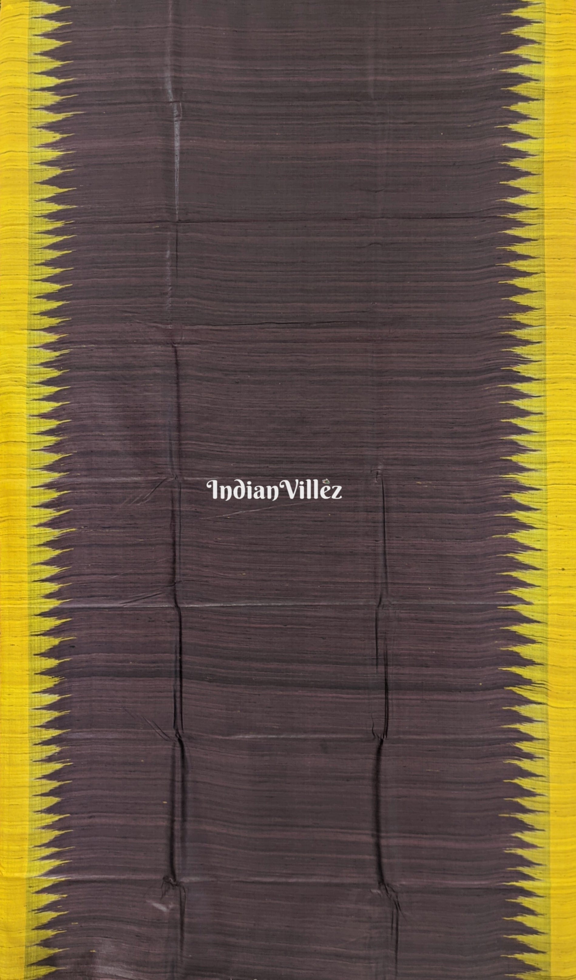 Wine Color Gopalpur Tussar Silk Saree