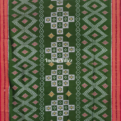 Mehndi Green Body Tarabali Pasapali Silk Saree