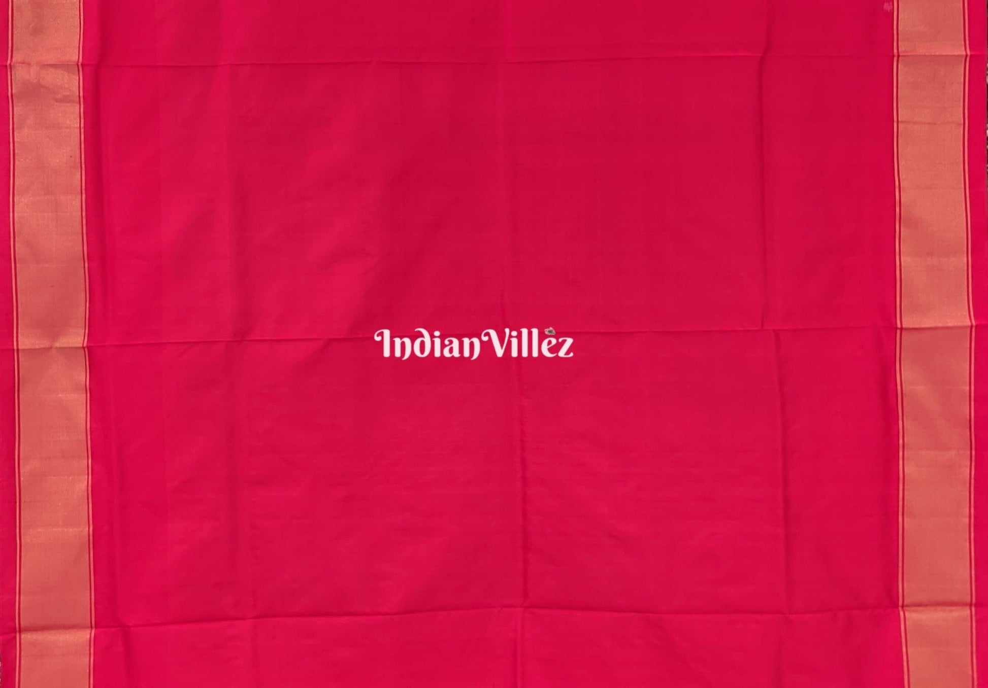 Green Red Pochampally Ikat Patola Saree