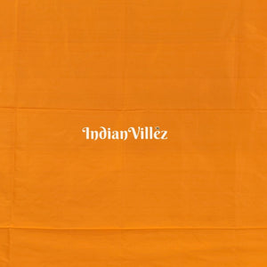 Maroon Yellow Pochampally Silk Handloom Saree