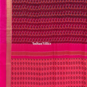 Multicoloured Pochampally Ikat Silk Saree