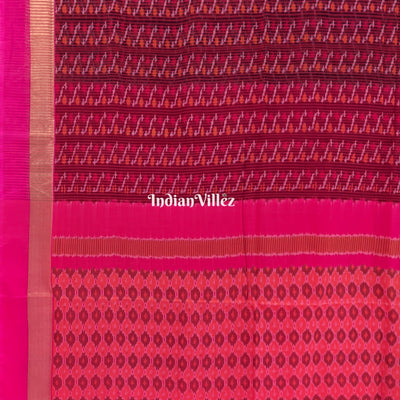 Multicoloured Pochampally Ikat Silk Saree
