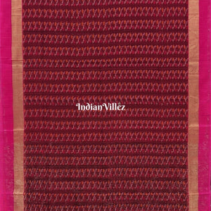 Multicoloured Pochampally Ikat Silk Saree