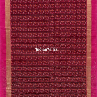 Multicoloured Pochampally Ikat Silk Saree