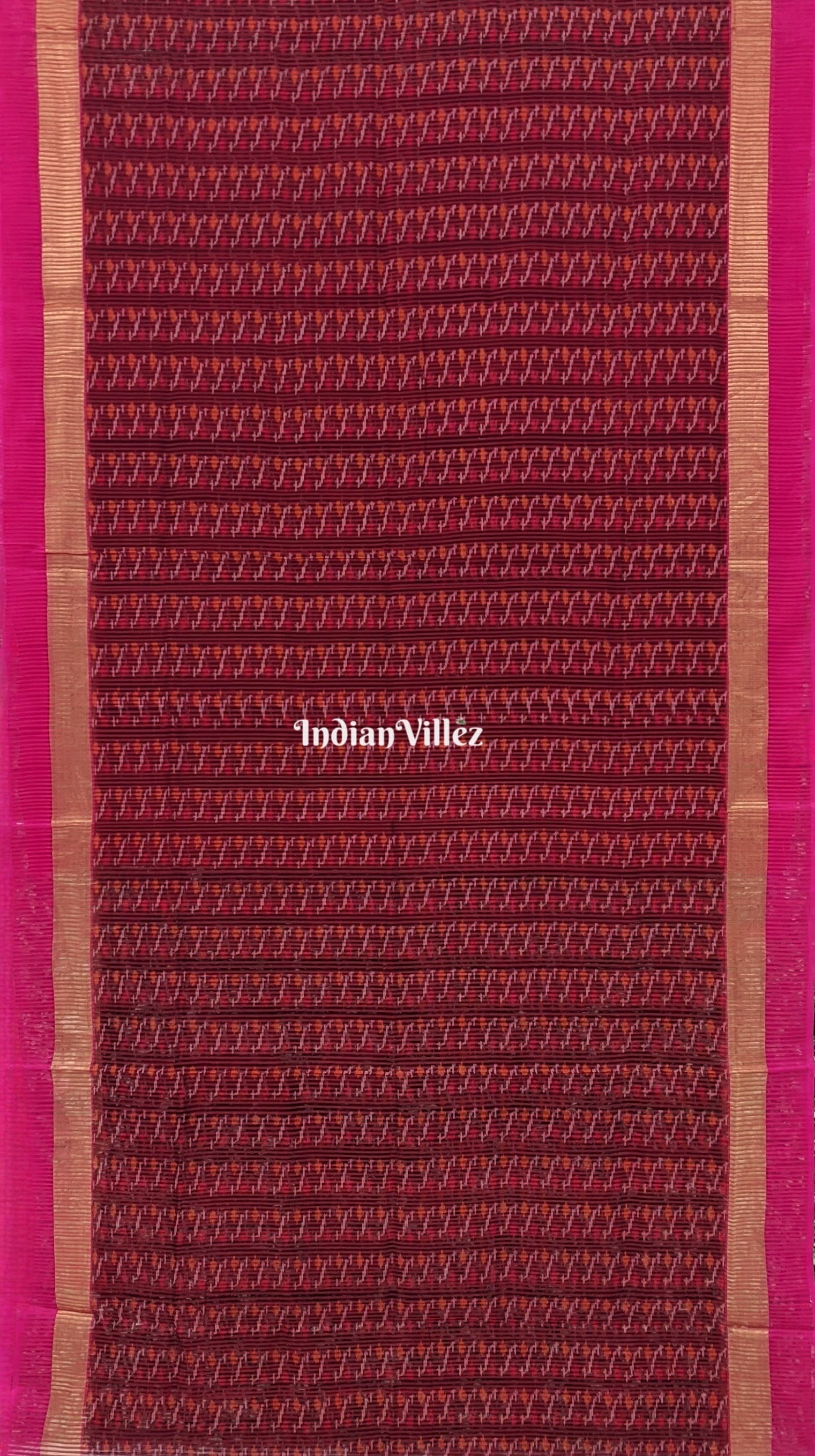 Multicoloured Pochampally Ikat Silk Saree