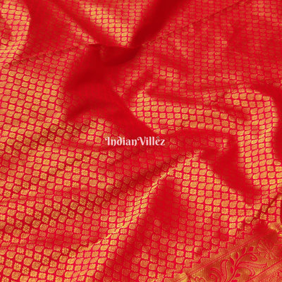 Red Kanjivaram Silk Saree