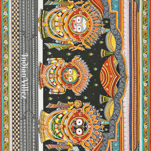 Jagannath Darbar Pattachitra Art Painting For Home Wall Art Decor