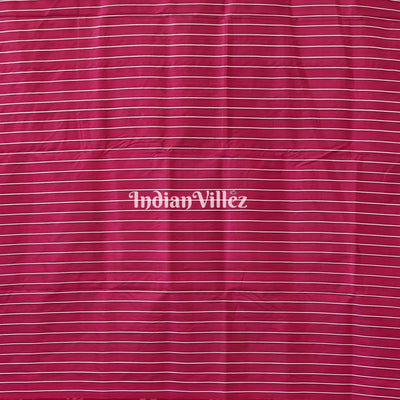 Rani Pink Contemporary Odisha Handloom Silk Saree