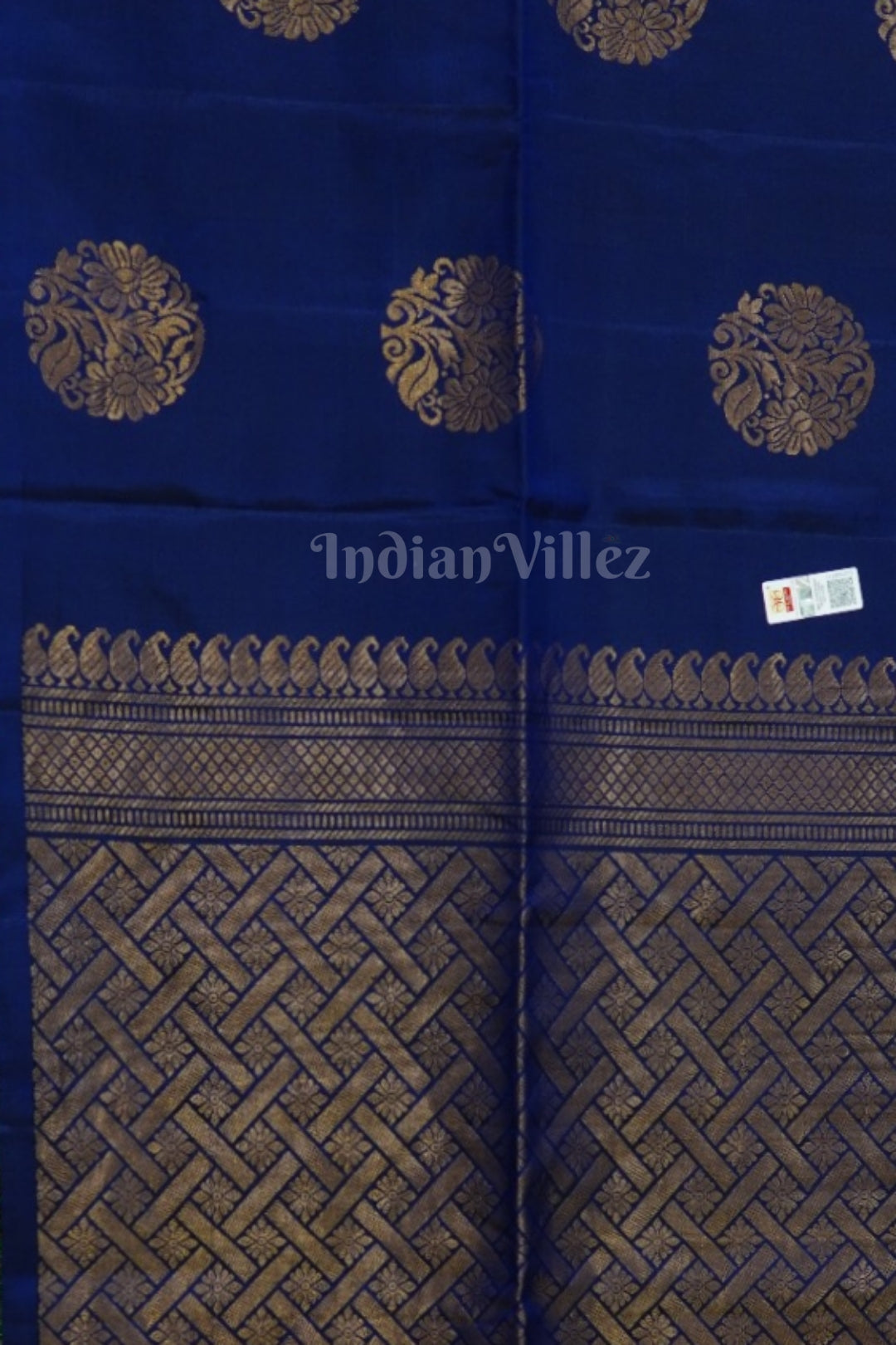 Blue Pure Kanjivaram Soft Silk Saree