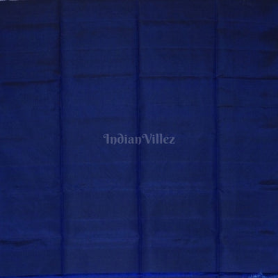 Blue Pure Kanjivaram Soft Silk Saree