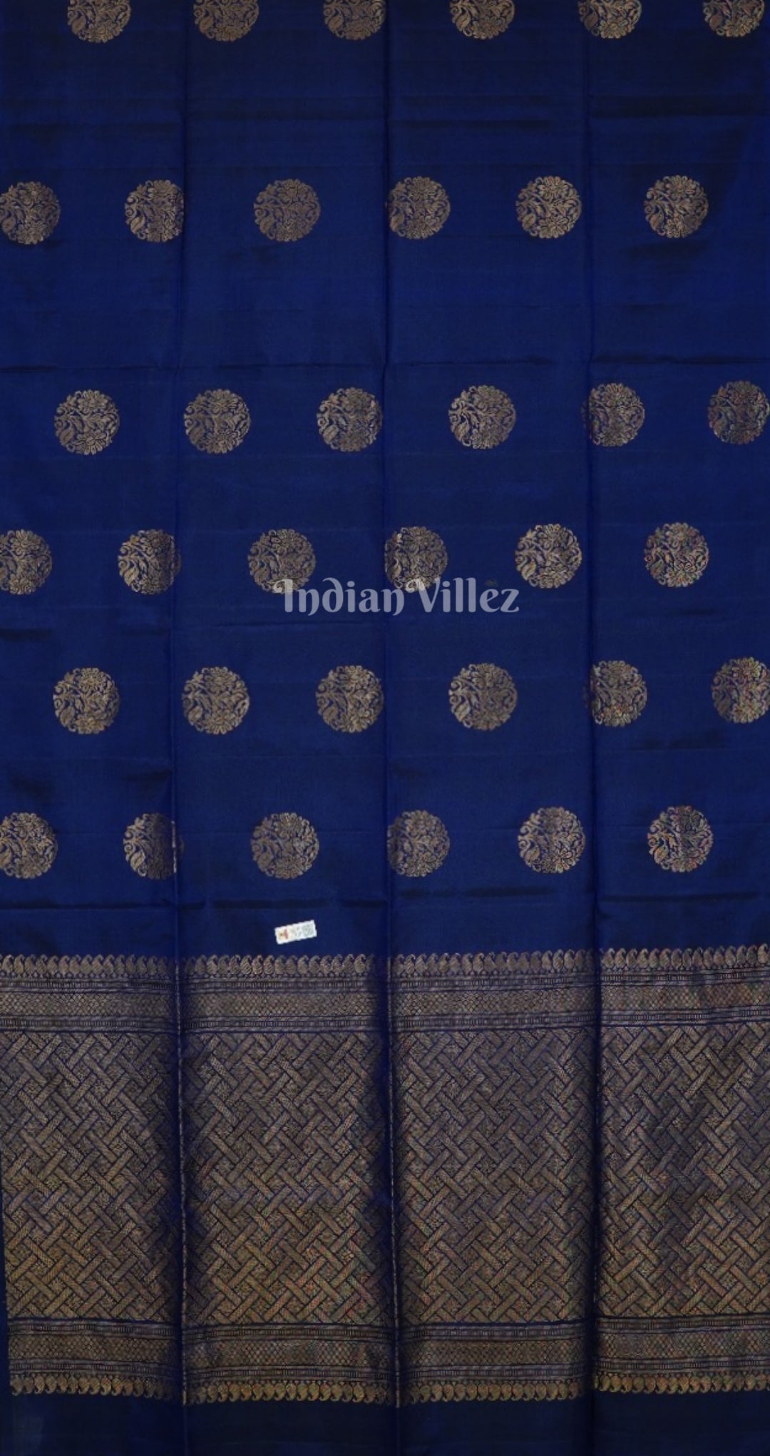 Blue Pure Kanjivaram Soft Silk Saree