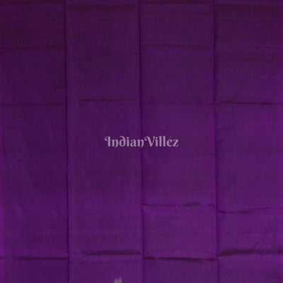 Purple Pure Kanjivaram Soft Silk Saree