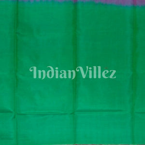 Pink With Green Pure Kanjivaram Soft Silk Saree