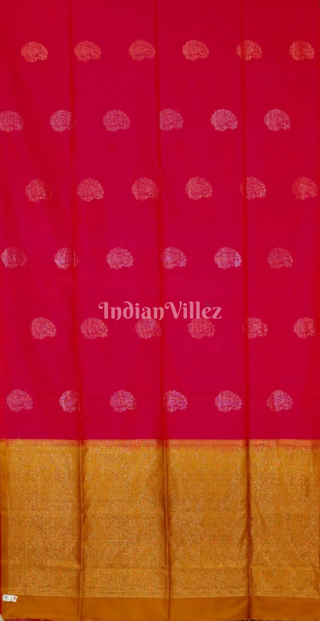 Pink With Golden Pure Kanjivaram Soft Silk Saree