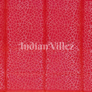 Pinkish Red Pure Kanjivaram Soft Silk Saree