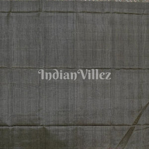Wine With Grey Pure Kanjivaram Soft Silk Saree