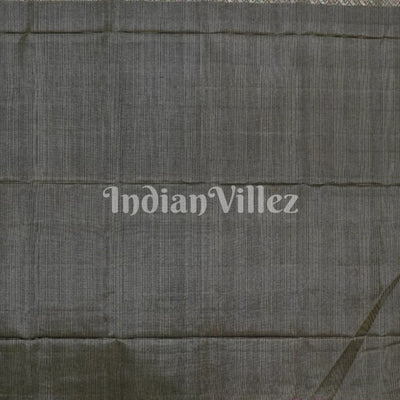 Wine With Grey Pure Kanjivaram Soft Silk Saree