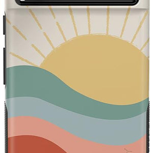 Here Comes the Sun | Colorblock Sunset Google Pixel Case