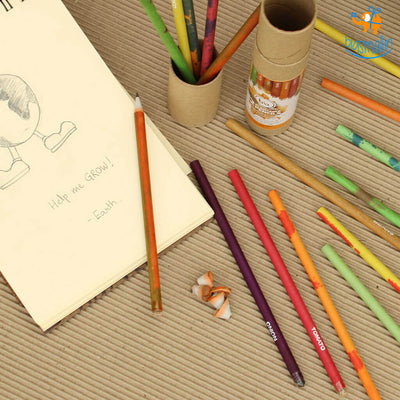 Eco-Friendly Plantable Seed Pencils