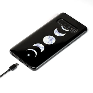 It's Just a Phase | Marble Moon Samsung Case