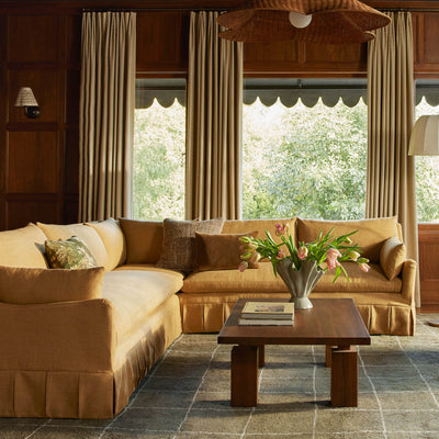 Portola Pleated Sectional Sofa