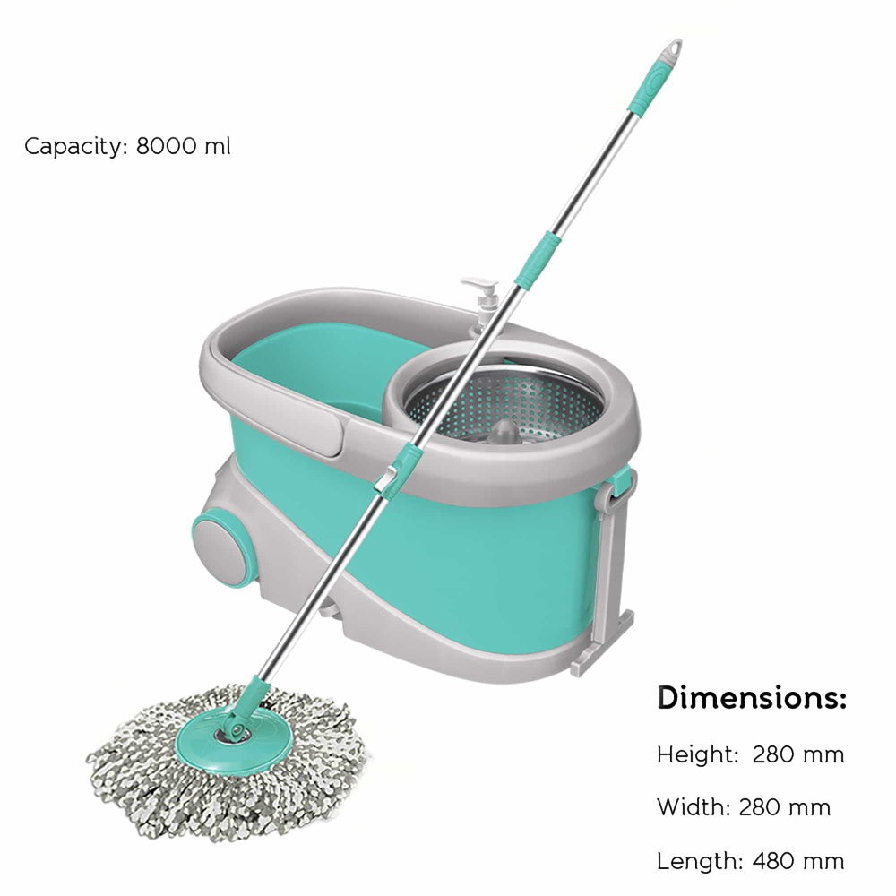 Prime Mop with Big Wheels and Stainless Steel Wringer (Spotzero by Milton)