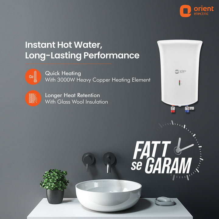 Primus 3L Instant Water Heater (Geyser) White | Kitchen Water Heater