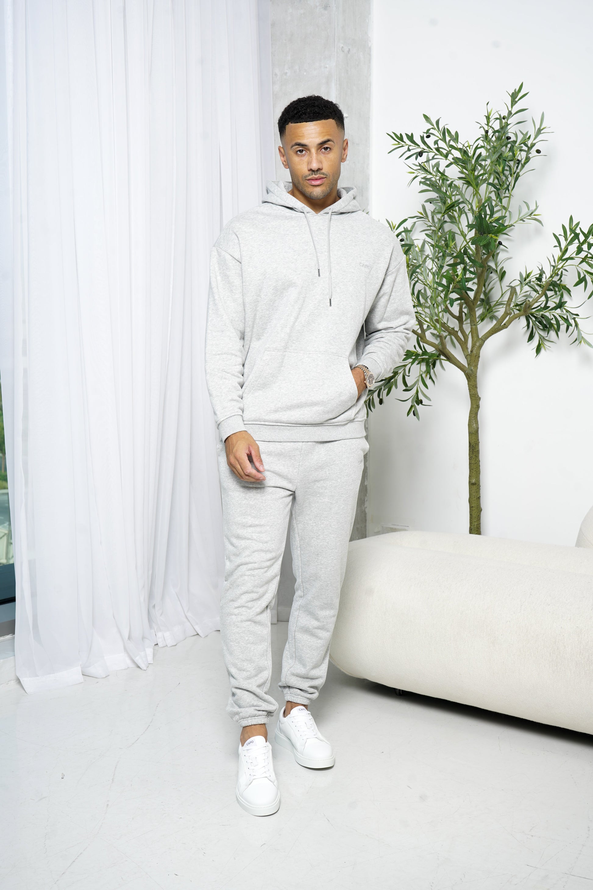 CAPO Grey Marl Sweatpants