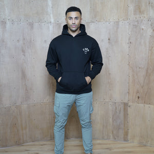 CAPO Club Relaxed Black Hoodie