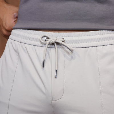 CAPO Smart Cuffed Light Grey Cargo Pants