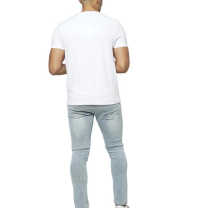 CAPO Basket Weave White T-Shirt