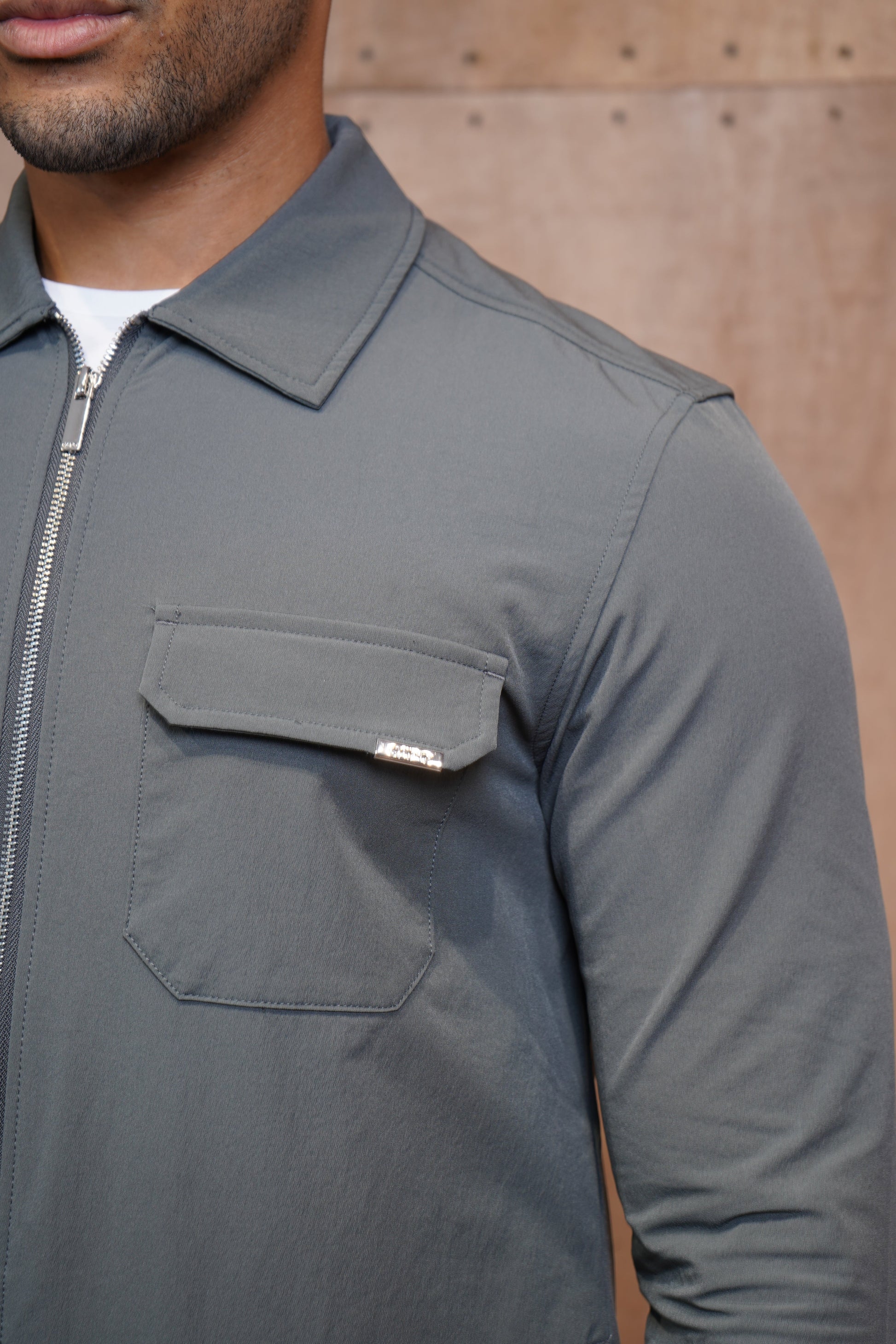CAPO Utility Overshirt Charcoal Shirts