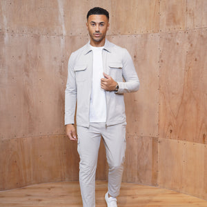 CAPO Utility Regular Light Grey Cargo Pants