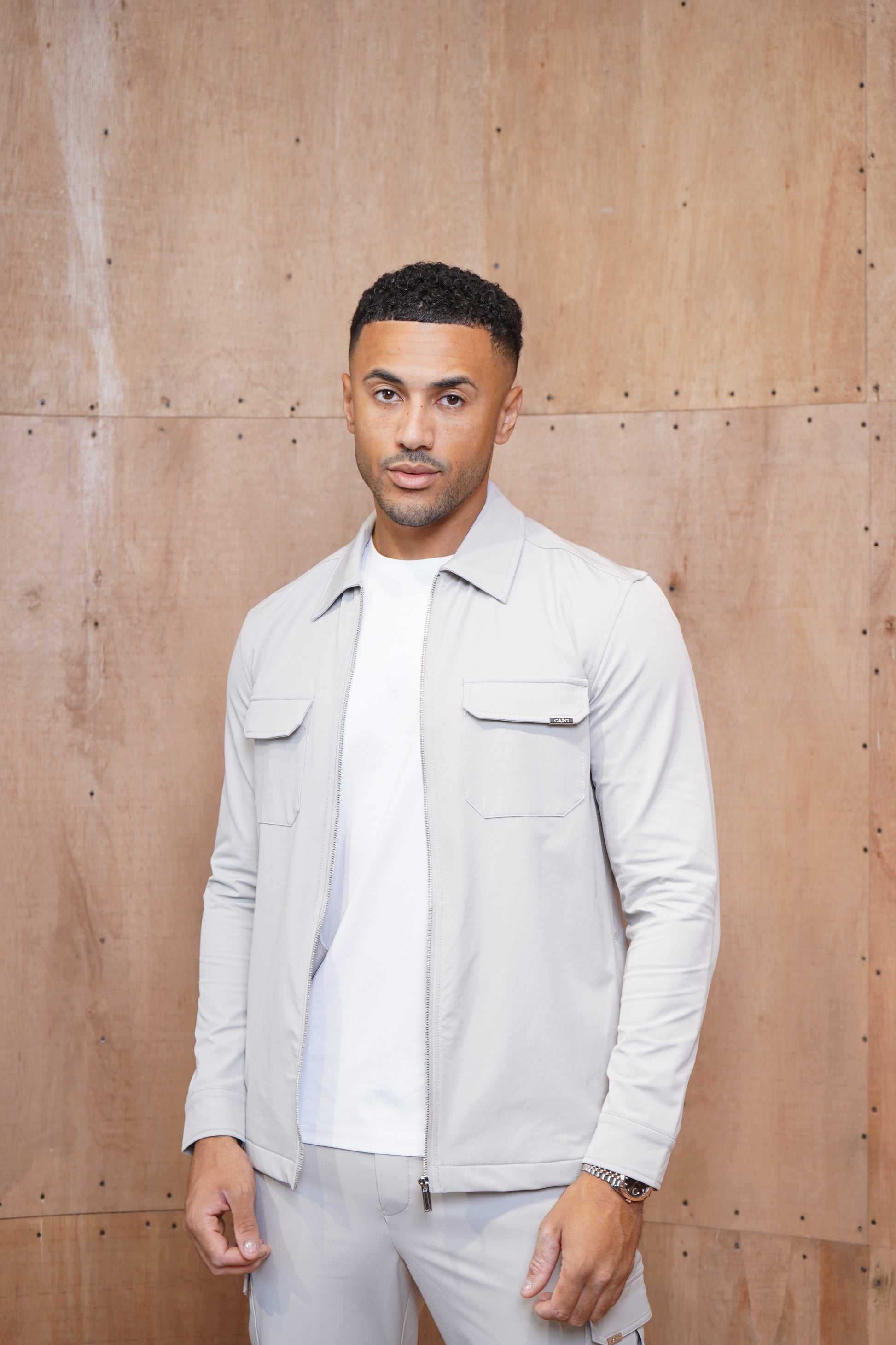 CAPO Utility Regular Light Grey Cargo Pants