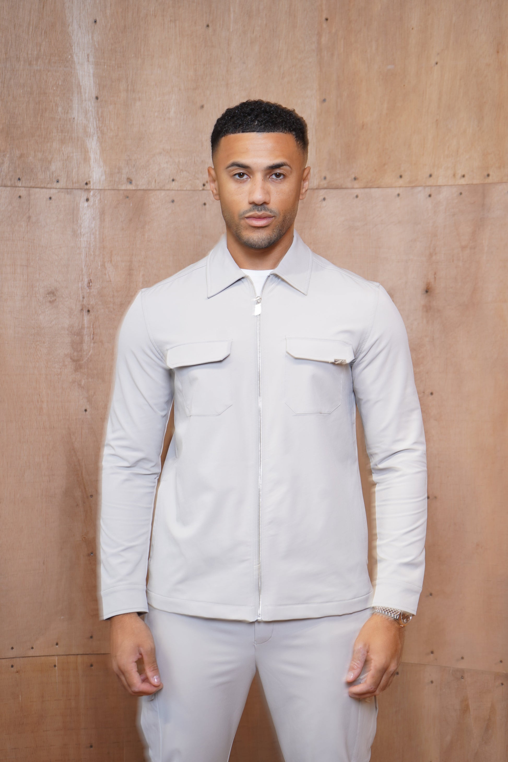 CAPO Utility Regular Light Grey Cargo Pants