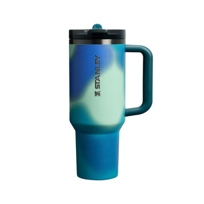 Stanley New Frequency Quencher ProTour Flip Straw Tumbler | 40 OZ Coastal Teal Motion