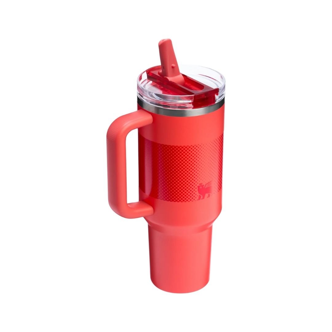 Stanley Quencher ProTour Flip Straw Tumbler | 40 OZ Hot Coral Fade