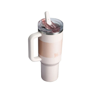 Stanley Quencher ProTour Flip Straw Tumbler | 40 OZ Rose Quartz Fade