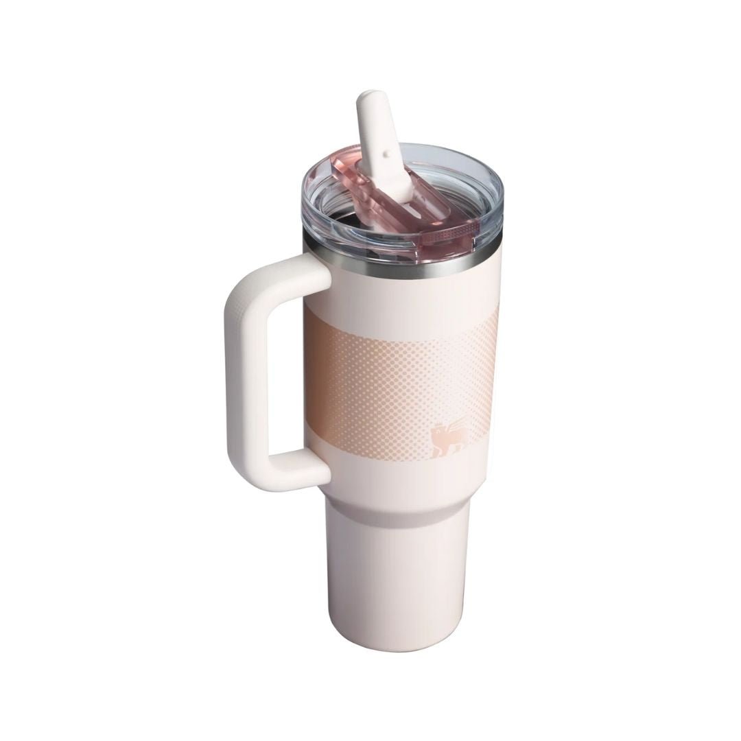 Stanley Quencher ProTour Flip Straw Tumbler | 40 OZ Rose Quartz Fade