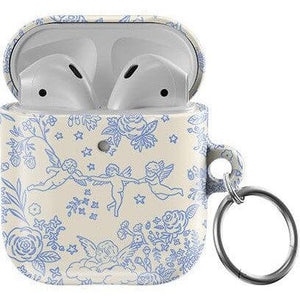 Cupid's Canvas | Periwinkle Floral AirPods Case
