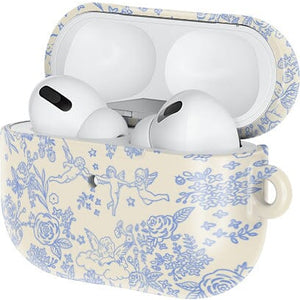 Cupid's Canvas | Periwinkle Floral AirPods Case