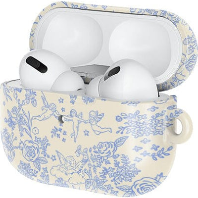 Cupid's Canvas | Periwinkle Floral AirPods Case