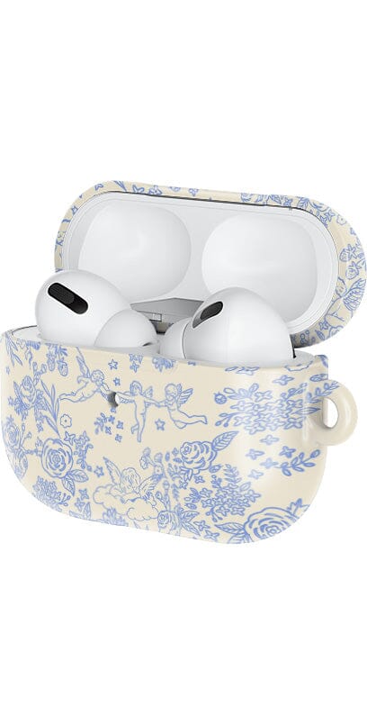 Cupid's Canvas | Periwinkle Floral AirPods Case