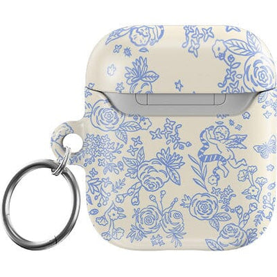 Cupid's Canvas | Periwinkle Floral AirPods Case