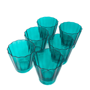 Estelle Colored Sunday Low Balls - Set of 6 {Emerald Green}
